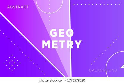 banner de fondo de forma abstracta y colorida de geometría moderna con puntos.plantilla digital. puede utilizarse en diseño de portada, afiches, diseño de libros, fondos de sitios web o publicidad. ilustración vectorial.