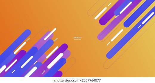 Modern abstract colorful gradient illustration on geometric background with simple rectangle pattern. Cool and bright design. Eps10