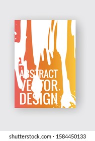 Modern abstract colorful gradient poster templates. Vector grunge style illustration.