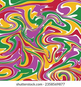 Modern abstract colorful liquid background design template.