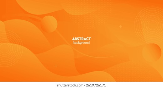 Modern abstract colorful orange gradient wave liquid geometric background with liquid style gradient color. Suitable for banner, flyer, etc. Vector Eps10