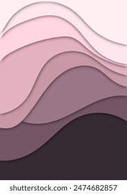 Modern abstract colorful paper cut style elegant background design
