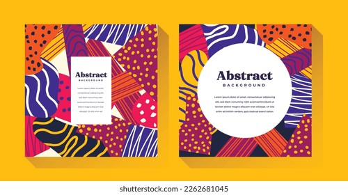 Modern Abstract Colorful Pattern Background