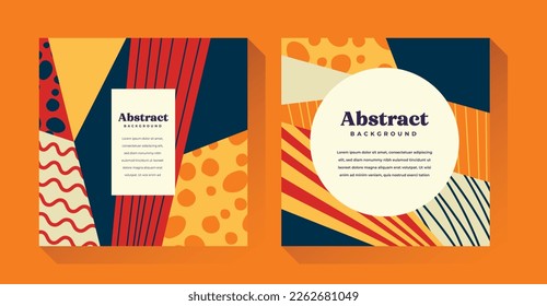 Modern Abstract Colorful Pattern Background