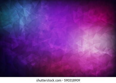 Modern Abstract Colorful Polygon Pattern.