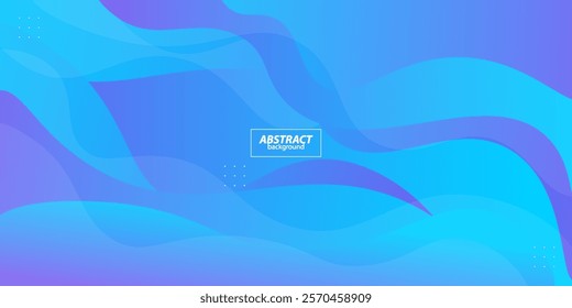Modern abstract colorful purple and blue gradient wave liquid geometric background with liquid style gradient color. Vector Eps10