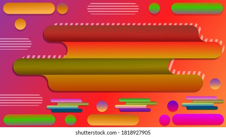 fondo de forma colorido abstracto moderno, fondo de forma dinámico, fondo de forma degradado