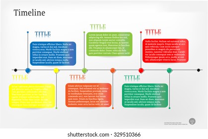 Modern, abstract, colorful, simple infographic, report template, business background, poster with time line, rounded labels, text