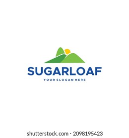 Modern Abstract Colorful SUGAR LOAF Logo design