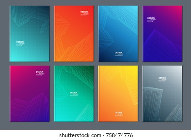 ?Building modern abstract composition. Text frame surface. brochure cover design. Title sheet model set. Front page font. vector design.