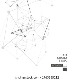 Moderno y abstracto fondo de gradiente de conexión, gran diseño para cualquier propósito. Resumen del fondo vectorial. Concepto de tecnología empresarial. Comunicación moderna digital