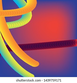 Modern abstract. Cool gradient shapes composition. Eps10 vector.