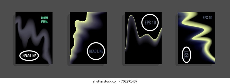 Modern abstract cover. Bright gradient composition. Future futuristic template for banner design, poster, notebook, book.Eps10 vector.