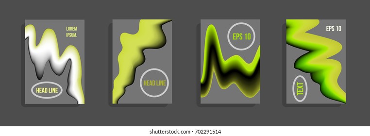 Modern abstract cover. Bright gradient composition. Future futuristic template for banner design, poster, notebook, book.Eps10 vector.