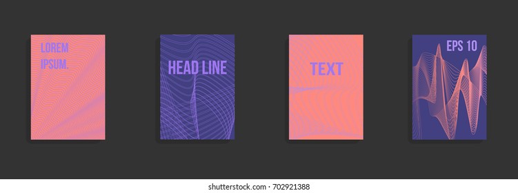 Modern abstract cover. Bright gradient composition. Future futuristic template for banner design, poster, notebook, book.Eps10 vector.
