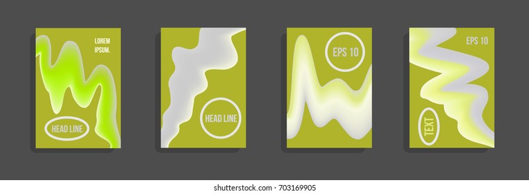 Modern abstract cover. Bright gradient composition. Future futuristic template for banner design, poster, notebook, book.Eps10 vector.