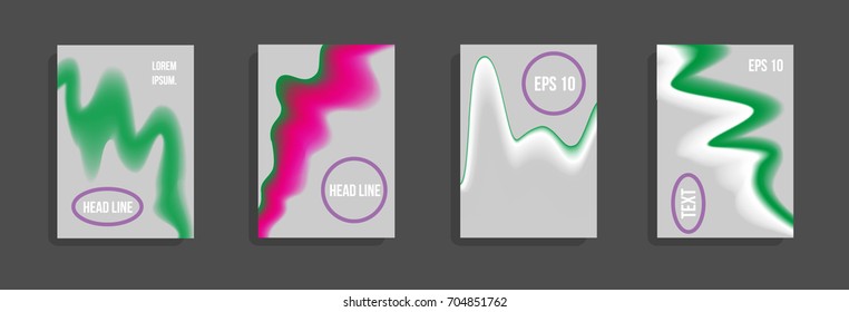 Modern abstract cover. Bright gradient composition. Future futuristic template for banner design, poster, notebook, book.Eps10 vector.