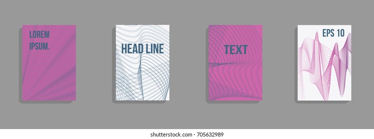 Modern abstract cover. Bright gradient composition. Future futuristic template for banner design, poster, notebook, book.Eps10 vector.