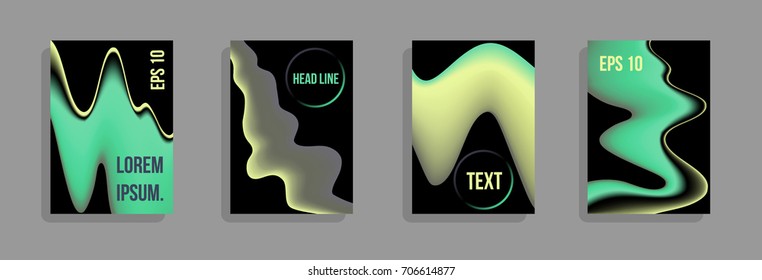 Modern abstract cover. Bright gradient composition. Future futuristic template for banner design, poster, notebook, book.Eps10 vector.