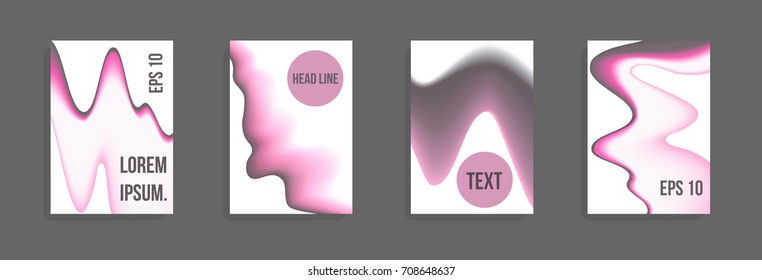 Modern abstract cover. Bright gradient composition. Future futuristic template for banner design, poster, notebook, book.Eps10 vector.