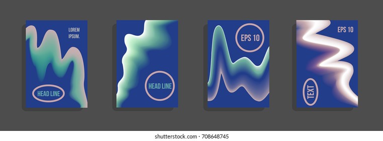 Modern abstract cover. Bright gradient composition. Future futuristic template for banner design, poster, notebook, book.Eps10 vector.