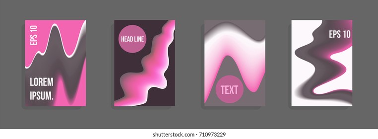 Modern abstract cover. Bright gradient composition. Future futuristic template for banner design, poster, notebook, book.Eps10 vector.
