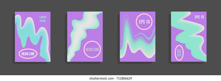 Modern abstract cover. Bright gradient composition. Future futuristic template for banner design, poster, notebook, book.Eps10 vector.