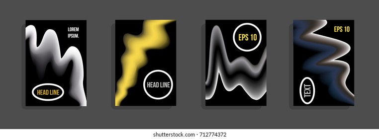 Modern abstract cover. Bright gradient composition. Future futuristic template for banner design, poster, notebook, book.Eps10 vector.