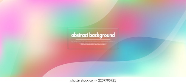 Modern abstract cover. Abstract colorful curve line. Cool gradient shapes. Graphic concept for your design