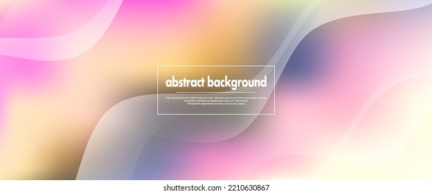 Modern abstract cover. Abstract colorful curve line. Cool gradient shapes. Graphic concept for your design