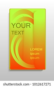Modern abstract cover. Cool gradient shapes composition. Eps10 vector.
Illustration can be used in the brochures, postcards, tickets, advertisements,
banners, lables, covers.
