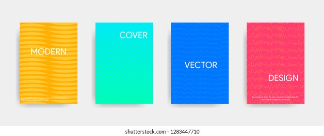 Modern abstract cover design on light background. Vector illustration suitable for flyers, brochures, banners.