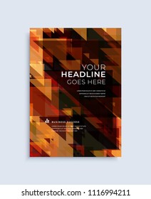 Modern abstract cover design template. Vector illustration Eps 10.