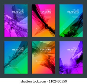 Modern abstract cover design templates. Vector illustration Eps 10.