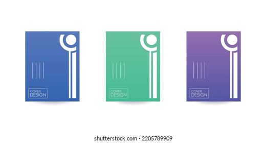 Modern Abstract Cover Design vector template. 