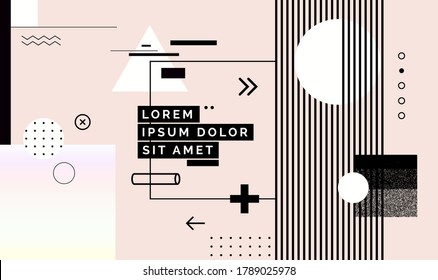 Modern abstract cover, minimal cover design. Colorful geometric background, vector illustration.