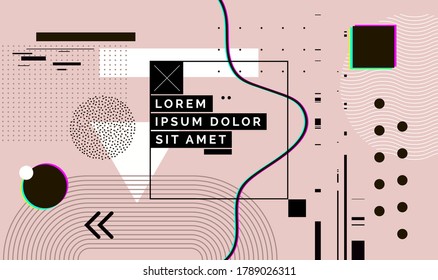 Modern abstract cover, minimal cover design. Colorful geometric background, vector illustration.
