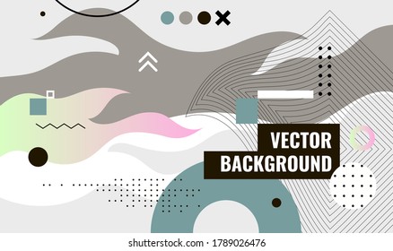 Modern abstract cover, minimal cover design. Colorful geometric background, vector illustration.