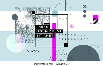 Modern abstract cover, minimal cover design. Colorful geometric background, vector illustration.