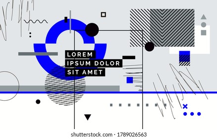 Modern abstract cover, minimal cover design. Colorful geometric background, vector illustration.