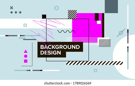 Cubierta abstracta moderna, diseño de cubierta mínimo. Fondo geométrico colorido, ilustración vectorial.