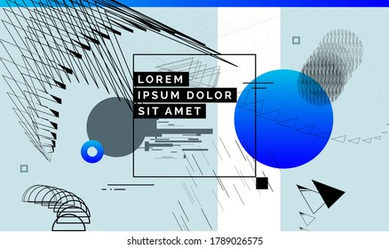 Modern abstract cover, minimal cover design. Colorful geometric background, vector illustration.