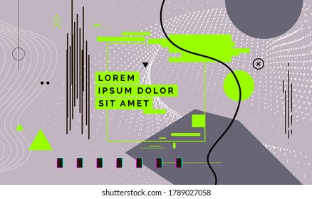 Modern abstract cover, minimal cover design. Colorful geometric background, vector illustration.