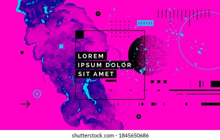 Modern abstract cover, minimal cover design. Colorful geometric background, vector illustration.