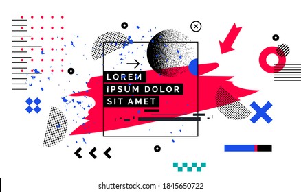 Modern abstract cover, minimal cover design. Colorful geometric background, vector illustration.