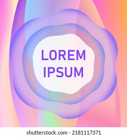 modern abstract cover of purple luxury gradient color, planet, wave, wide space for product presentation, product display, product advertisement for social media content