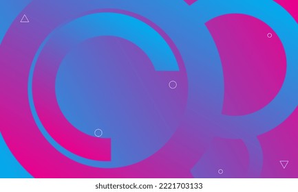 Modern abstract cover set. Cool gradient shape composition. Eps10 Vector.