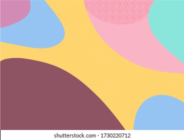Modern abstract cover set, minimal cover design. Colorful geometric background, vector illustration.
