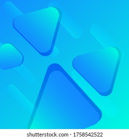 Modern Abstract cover square Background with Blue sky color  