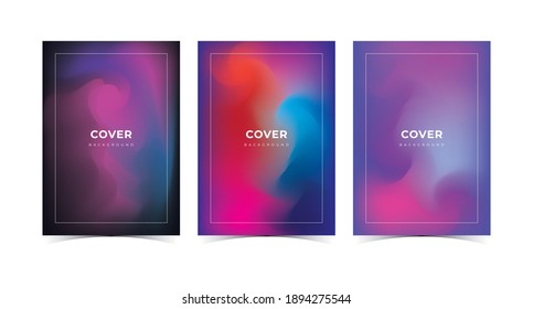 Modern Abstract Cover Template Vector Design. Layout set for covers of books, albums, notebooks, reports, magazines.